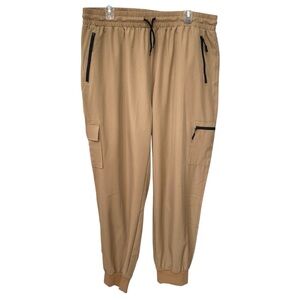 Women’s Sekino Cargo Jogger Pants Women’s Size 2X Tan